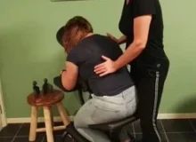 Ontspannende stoelmassage