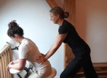 Stoelshiatsu-massage door Ymkje Bosma